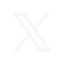 X white logo