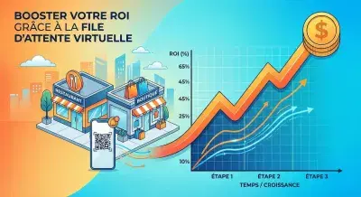 Virtual queue ROI calculation for SMB - profitability graph and business metrics