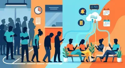 Transformation digitale des files d'attente pour TPE PME - passage du physique au virtuel